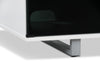 Odesos 72" TV Stand with Glass Ember Firebox and Soundbar – White - Modern style TV Stand with Fireplace in White