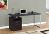 Heather Adjustable Desk - Espresso 