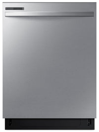 Lave-vaisselle encastré Samsung à 53 dBA de 24 po avec commandes sur le dessus et cuve hybride - DW8…
