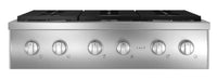 Surface de cuisson à gaz Café de 36 po à 6 éléments - acier inoxydable - CGU366P2TS1