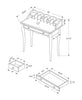 Samantha Desk - Dark Cherry 