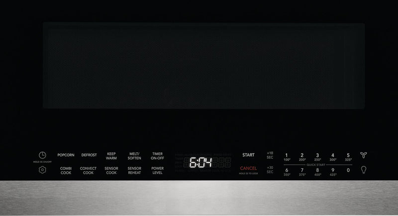 Four à micro-ondes à hotte intégrée Frigidaire Professional de 1,9 pi³ avec cuisson par convection et cuisson par capteur - acier inoxydable Smudge-ProofMD - PMOS198CAF
