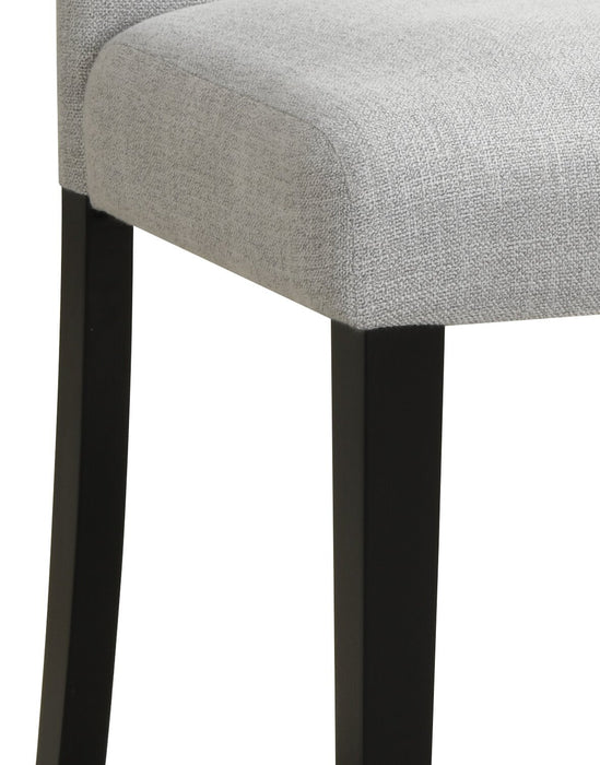 Ensemble de salle à manger Verona 5 pièces avec table de 70 po (L), dessus en marbre synthétique, base à tréteaux et 4 chaises - blanc