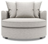 Sofa Lab The Cuddler Chair - Luxury Silver 