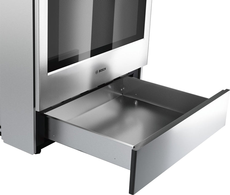 Cuisinière hybride Bosch de série 800 de 4,6 pi3 avec tiroir-réchaud - HDI8056C