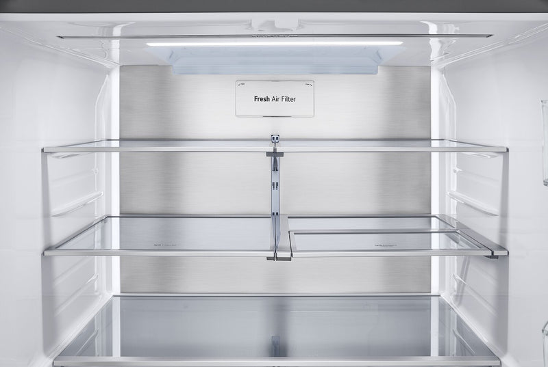 Réfrigérateur LG de 31 pi³ et de 36 po à portes françaises de profondeur standard MAXMC - acier inoxydable Smudge-ProofMD - LRYXS3106S