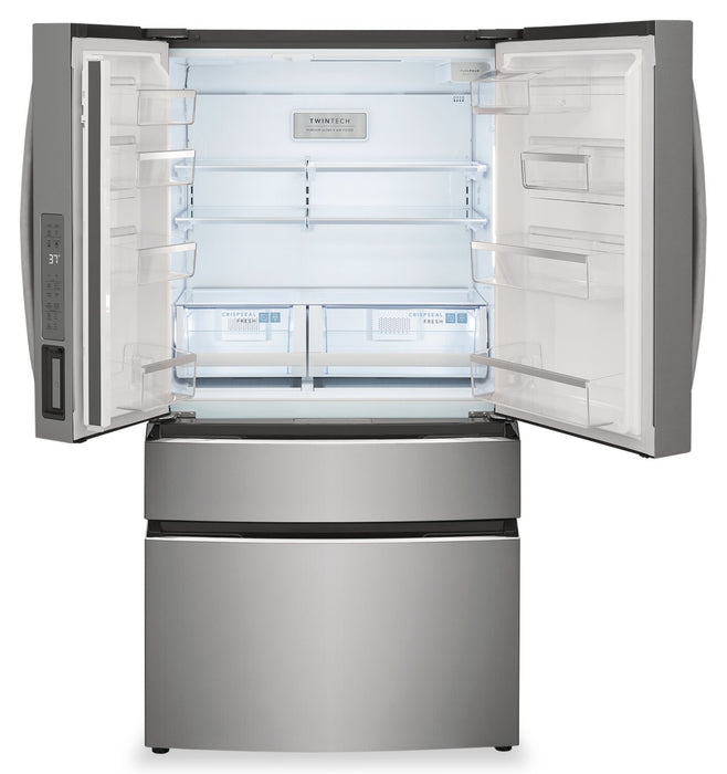 Réfrigérateur Frigidaire Gallery de 27,2 pi³ et de 36 po de profondeur standard à 4 portes françaises - acier inoxydable Smudge-ProofMD - GRMN2872AF