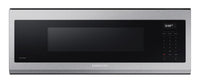 Four à micro-ondes à hotte intégrée Samsung de 1,1 pi³ avec 550 pi³/min et Wi-Fi - acier inoxydable …