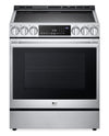 Cuisinière intelligente électrique LG Studio de 6,3 pi³ avec friture à air et convection ProBake ConvectionMD - acier inoxydable Smudge-ProofMD - LSES6338F