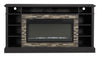 Lappland 70" TV Stand with Crystal Ember Firebox 