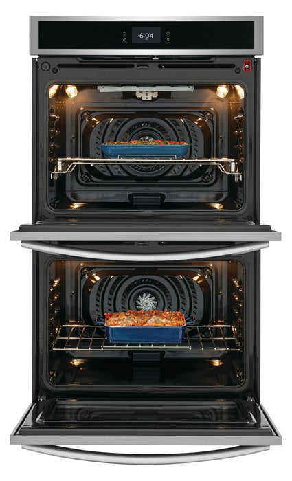 Four mural double électrique Frigidaire Gallery de 5,3/5,3 pi³ et de 30 po avec convection totale - acier inoxydable Smudge-ProofMD - GCWD3067AF