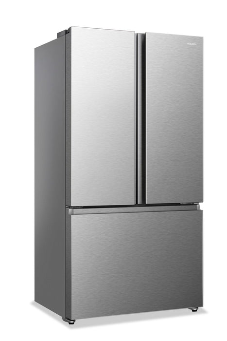 Réfrigérateur Hisense de 22,5 pi³ et de 36 po de profondeur comptoir à portes françaises - acier inoxydable - RF225A3CSE