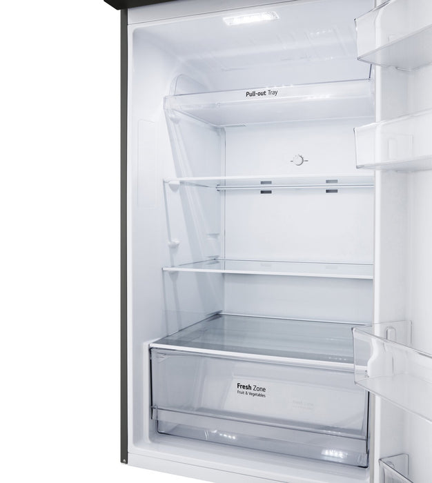 Réfrigérateur LG de 13 pi³ et de 28 po à congélateur supérieur - argenté platine- LT13C2000V