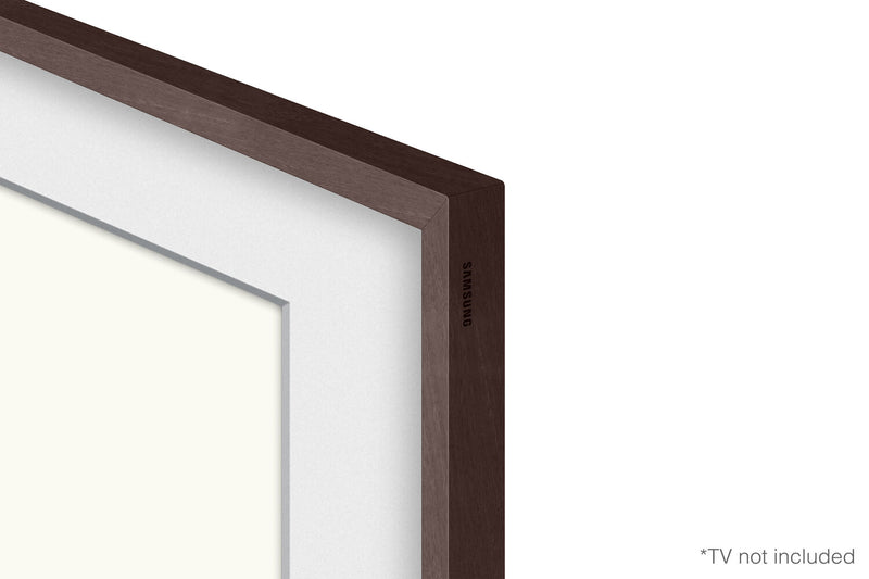 Cadre personnalisable Samsung pour 50\" The Frame TV - Brun moderne