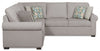 Scott Living Haven 2-Piece Left-Facing Chenille Fabric Sectional - Grey | Sofa sectionnel de gauche Haven de Scott Living 2 pièces en tissu de chenille - gris