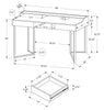 Jena Desk - Taupe 