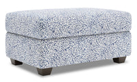 Pouf de rangement The Trunk de Sofa Lab de 39 po fabriqué au Canada en tissu - Cadet multicolore