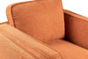 Kassia Linen-Look Chair - Orange 
