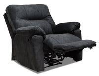 Fauteuil coulissant inclinable Gybson de 38 po fabriqué au Canada en tissu - gris graphite