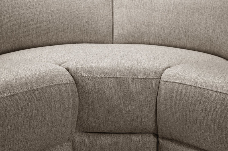 Sofa sectionnel à inclinaison électrique Adelaide 6 pièces - gris 