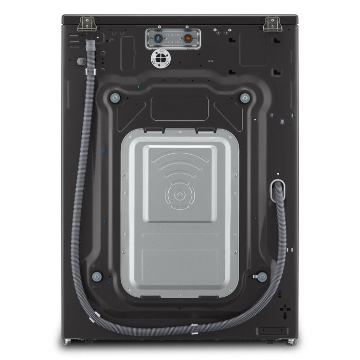 Laveuse à la vapeur intelligente haute efficacité LG à chargement frontal de 6 pi³ - acier noir - superposable - WM8900HBA