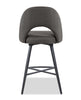 Elijah Swivel Counter-Height Stool - Grey 