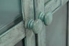 Rocco Blue Accent Cabinet – Medium  - Rustic style Accent Cabinet in Vintage blue with green and grey undertones Acacia