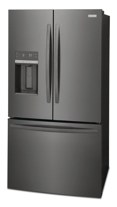 Réfrigérateur Frigidaire de 27,8 pi³ et de 36 po de profondeur standard à portes françaises - acier inoxydable noir - FRFS2823AD