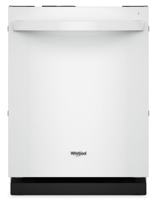 Lave-vaisselle encastré Whirlpool de 24 po et de 44 dBA avec commandes sur le dessus - blanc - WDT550SAPW