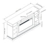 Lappland 70" TV Stand with Crystal Ember Firebox 