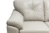 Addison Leath-Aire Sofa - Beige 