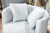Petite Chenille Swivel Cuddler Chair - Teddy Star 