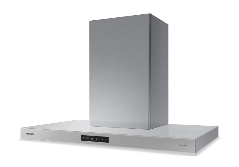 Hotte cheminée intelligente Bespoke de Samsung 36 po de série 7 - NK36CB700WCGAA