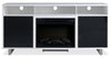 Ignatius 64" Modern Electric Fireplace TV Stand with Storage & Cable Management for TVs up to 70"- |Meuble pour téléviseur moderne Ignatius de 64 po avec foyer électrique, rangement et système de gest