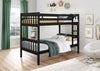 Miko Twin Open Panel Bunk Bed – Espresso 
