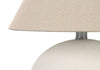 16" Cream Ceramic with Empire Shade Table Lamp|Lampe de table de 16 po en céramique crème avec abat-jour empire