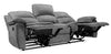 Chandler Chenille Reclining Sofa - Grey 
