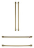 Café 4-Piece Brushed Brass Handle Kit for French-Door Refrigerator - CXQB4H4PNCG | Trousse de poignées Café 4 pièces laiton brossé pour réfrigérateur à portes françaises - CXQB4H4PNCG | CXQB4NCG