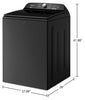 Whirlpool 6.1 Cu. Ft. Top-Load Washer - Volcano Black - WTW6157PB | Laveuse Whirlpool à chargement par le haut de 6,1 pi³ - noir volcan - WTW6157PB