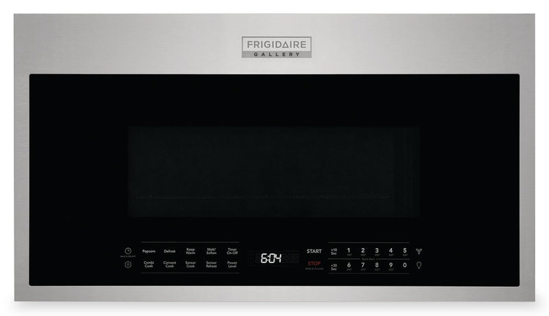 Four à micro-ondes à hotte intégrée Frigidaire Gallery de 1,9 pi³ avec cuisson par convection et cuisson par capteur - acier inoxydable Smudge-ProofMD - GMOS196CAF