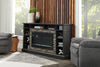 Lappland 70" TV Stand with Crystal Ember Firebox 