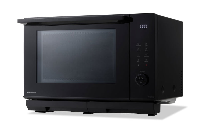Four à micro-ondes de comptoir Panasonic de 1 pi³ avec four à la vapeur combiné et grande cavité de four plate - noir - NNDS59NB