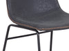 Amos 5-Piece Dining Package with Tess Chairs - Grey - Dining Room Set