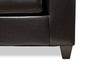 Addison 2-Piece Leath-Aire Left-Facing Sectional - Blackberry 