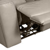 Scott Living Prescott 79" Genuine Leather Power Reclining Loveseat with Power Headrests - Grey | Causeuse à inclinaison électrique Prescott de Scott Living de 79 po en cuir véritable avec appuie-têtes électriques - grise