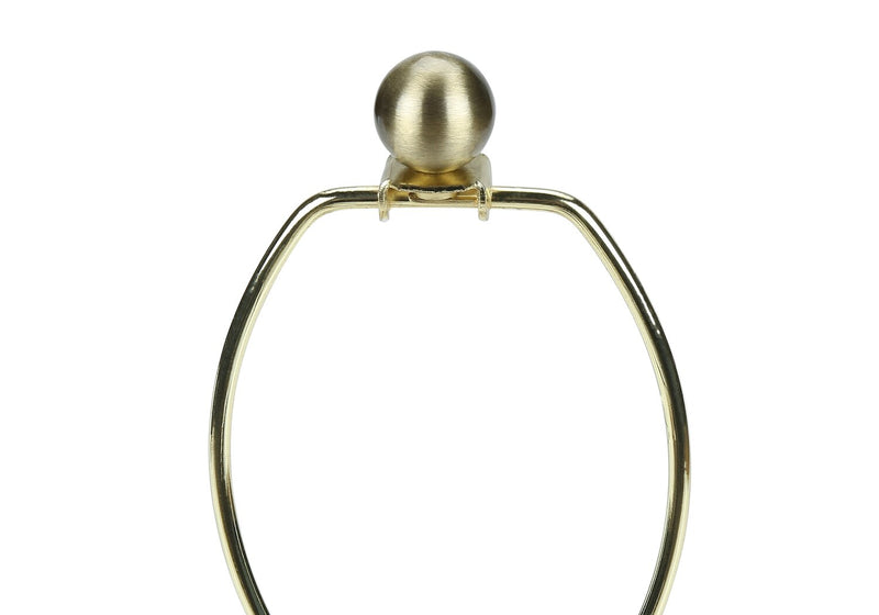 Lampe de table de 20 po béton texturé crème avec abat-jour ivoire