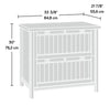 Retta Filing Cabinet - Chalked Chestnut  