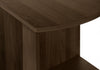 Eason 47" L-Shaped Office Desk with Shelf - Walnut|Bureau en forme de L Eason de 47 po avec tablette - noyer