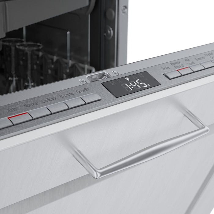 Lave-vaisselle Bosch série 800 à panneau personnalisable, système PrecisionWash et 3e panier - SGV78C53UC