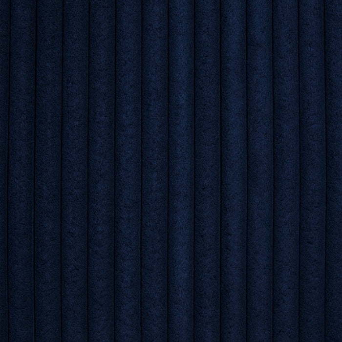 Fauteuil d’appoint pivotant Cuddler Midi de 42 po fabriqué au Canada en tissu de chenille - bleu Groove Midnight